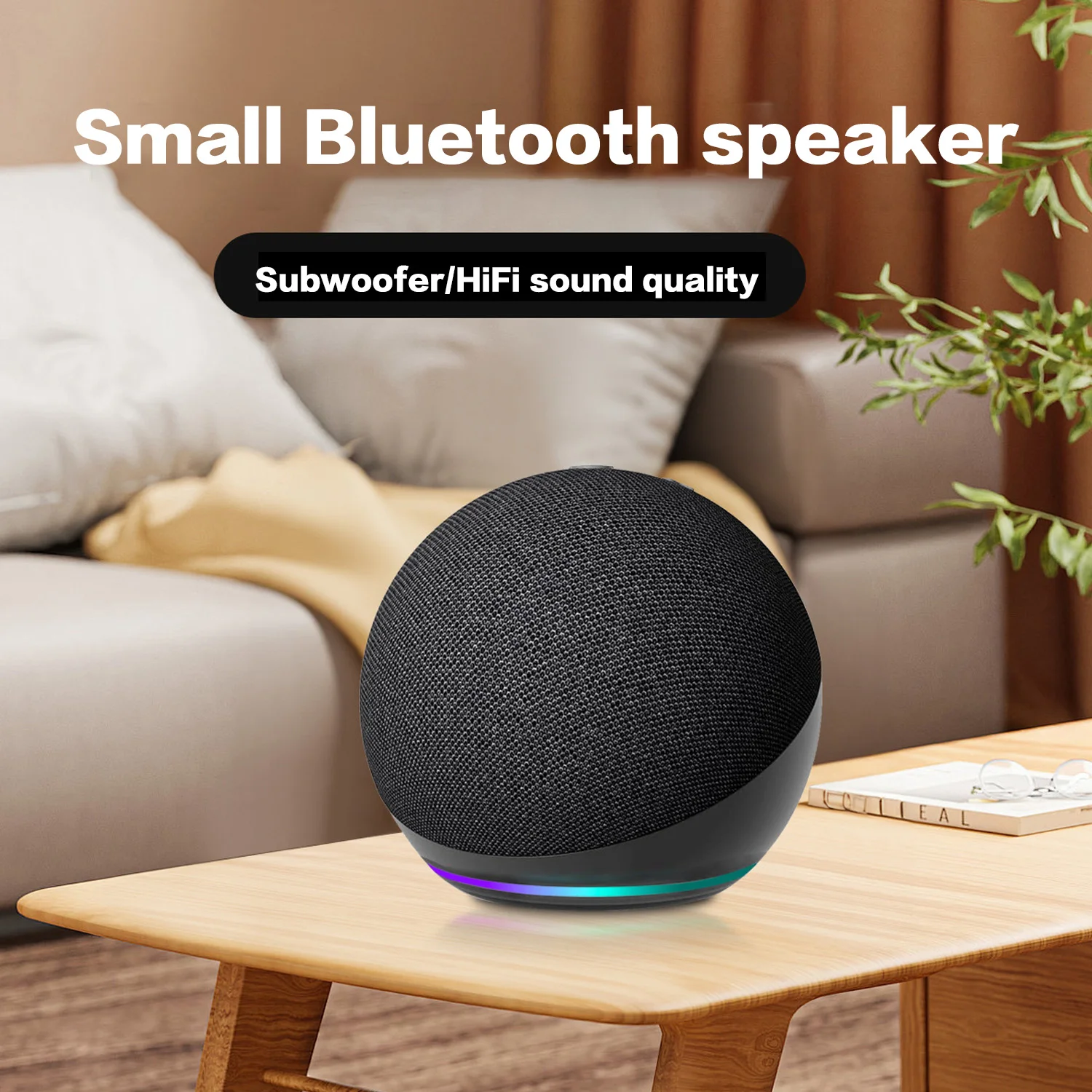 Amazon Speaker Echo Pop - 小型Bluetoothスピーカー Echo Dot 第5世代 アウトドア ワイヤレスBluetooth
