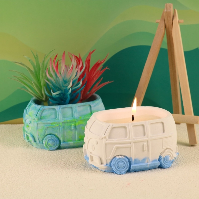 車の多肉植物植木鉢用シリコンモールド、3Dシリコンモールド、 - Echeveria Succulent のレビューと価格